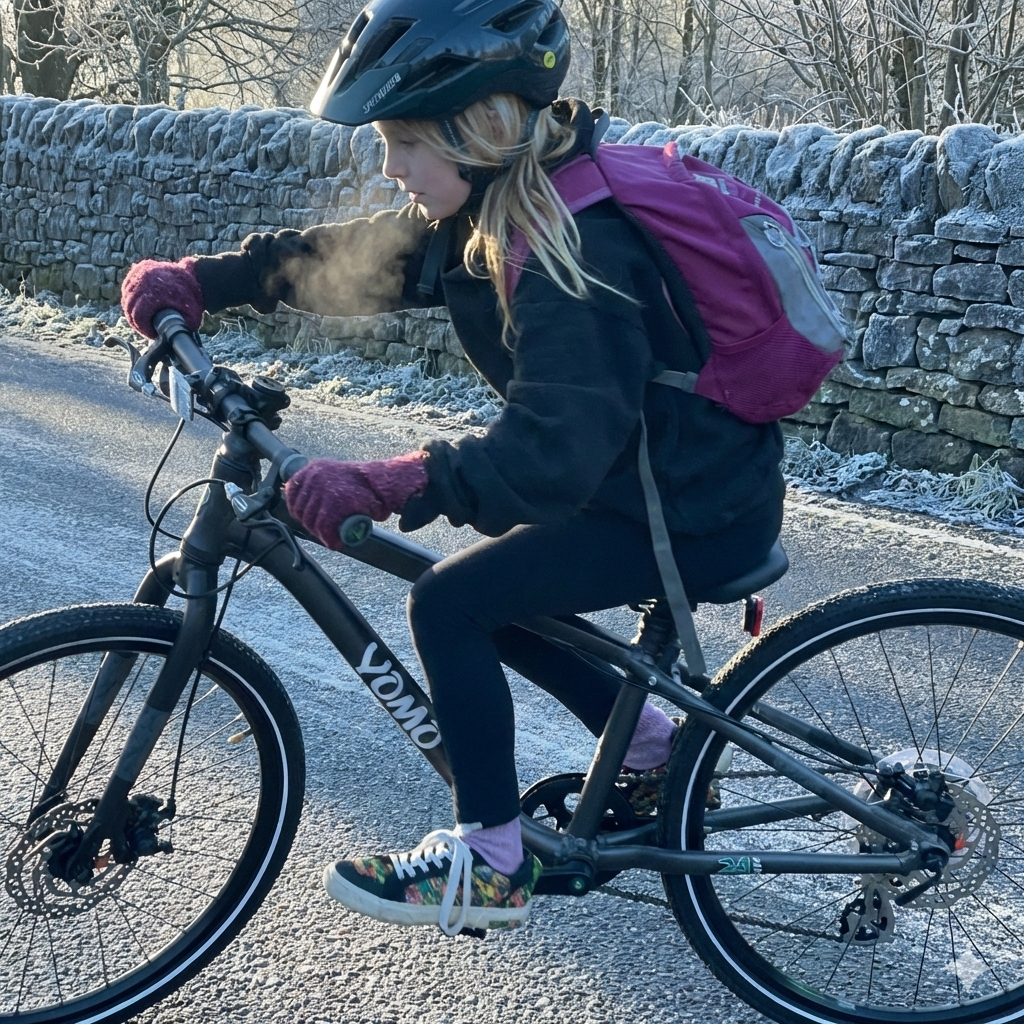 The Surprising Benefits of Cycling to School in Winter