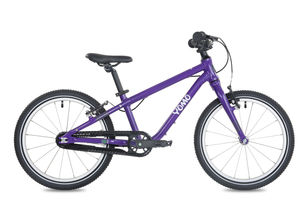 YOMO 18 lightweight kids' bike in Purple, Ages 5-7