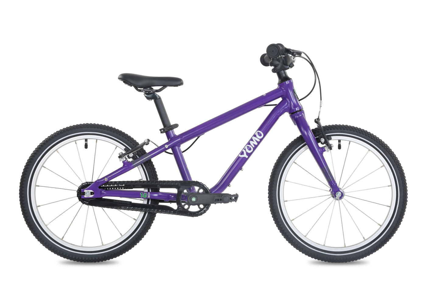 YOMO 18 inch kids bike in Purple - lightweight children's bicycle