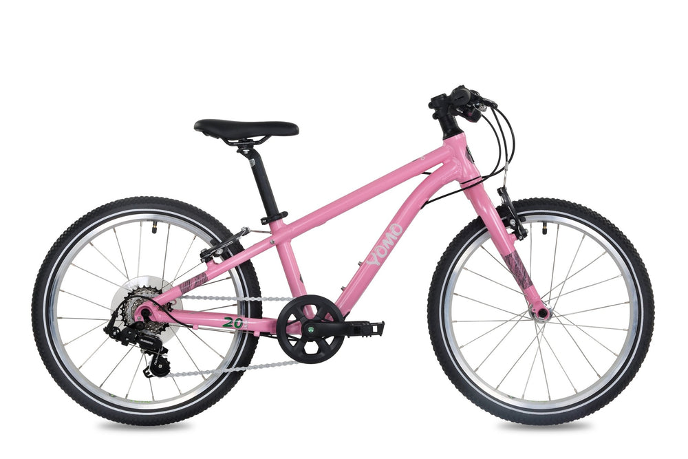 YOMO 20 lightweight kids' bike in Baby Pink, Ages 6-9