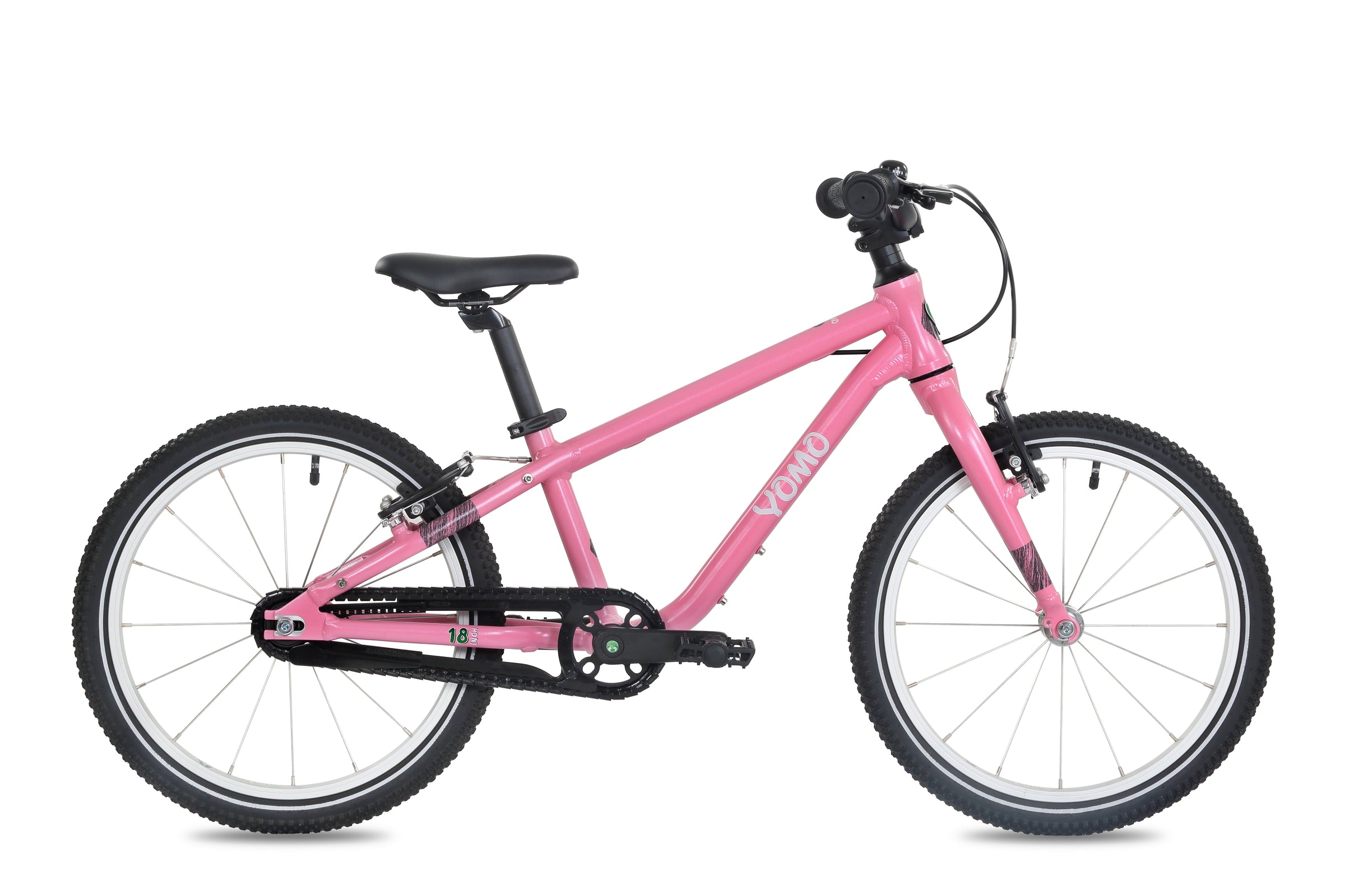 YOMO 18 inch kids bike in Baby Pink - lightweight children's bicycle