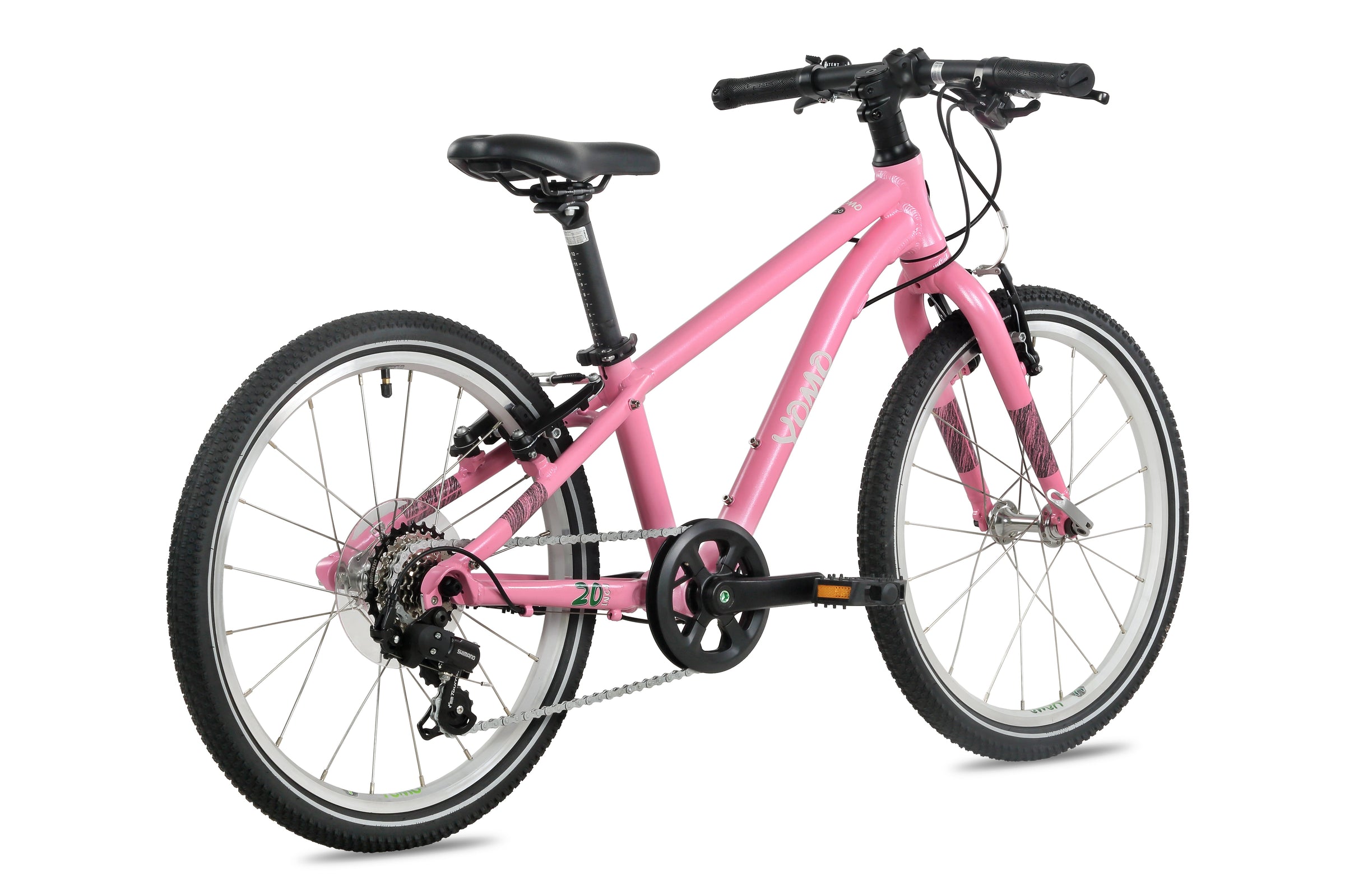 YOMO 20 inch kids bike in Baby Pink - lightweight children's bicycle
