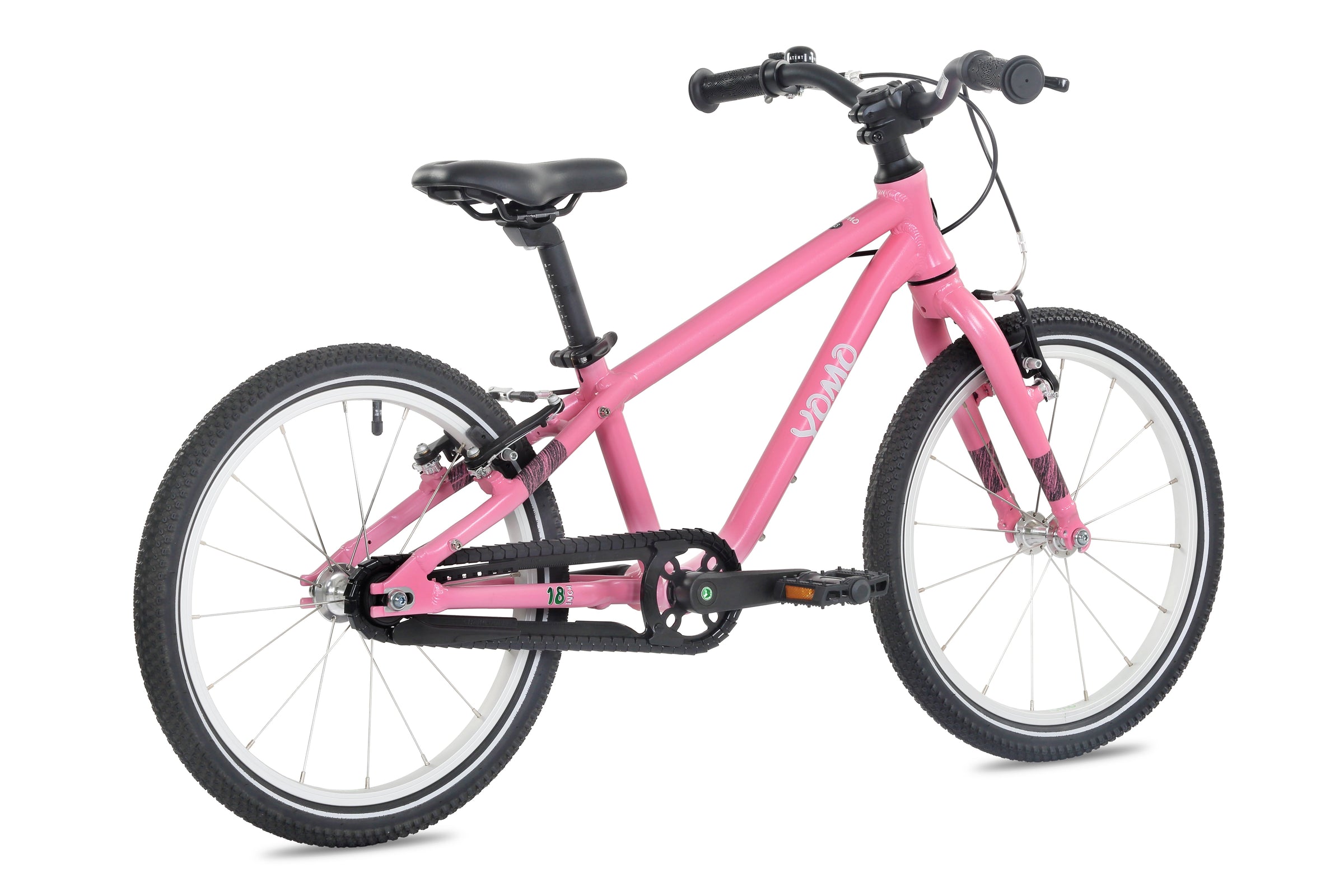 YOMO 18 inch kids bike in Baby Pink - lightweight children's bicycle