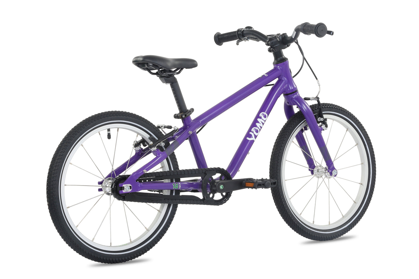YOMO 18 inch kids bike in Purple - lightweight children's bicycle