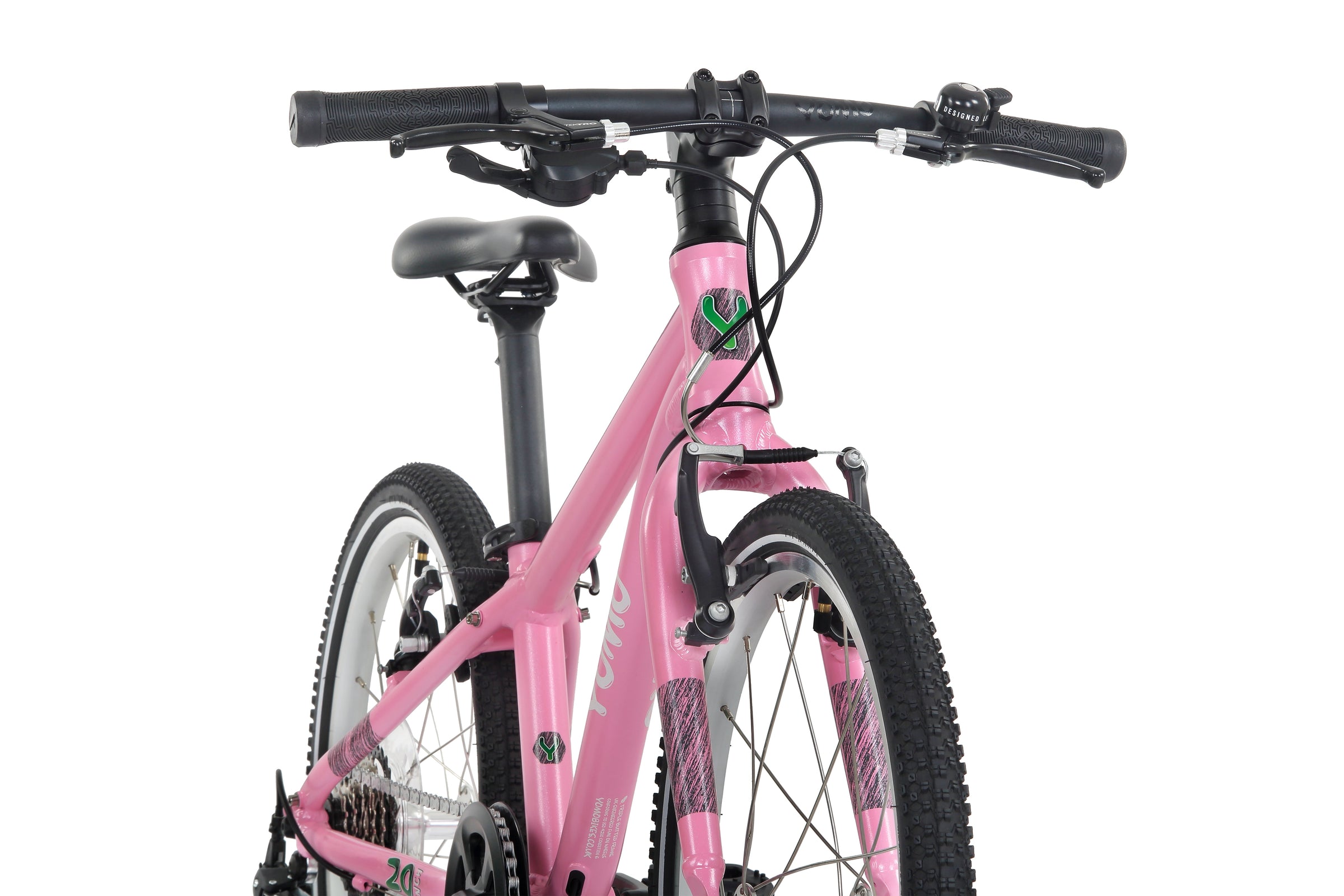 YOMO 20 inch kids bike in Baby Pink - lightweight children's bicycle