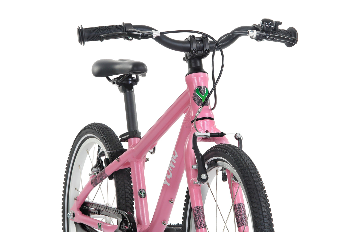 YOMO 18 inch kids bike in Baby Pink - lightweight children's bicycle