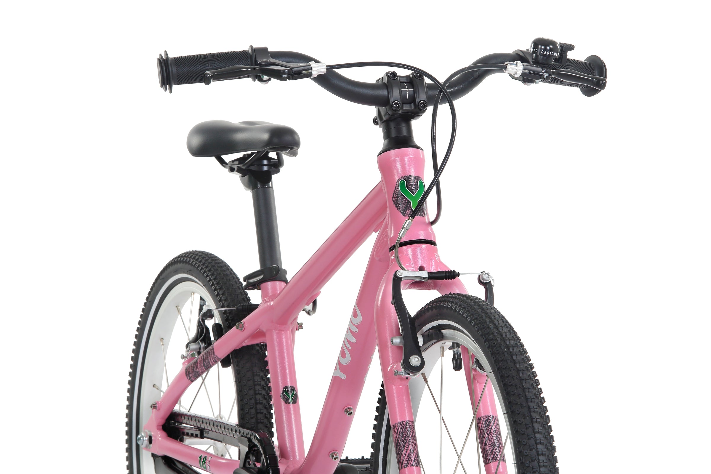 YOMO 18 inch kids bike in Baby Pink - lightweight children's bicycle
