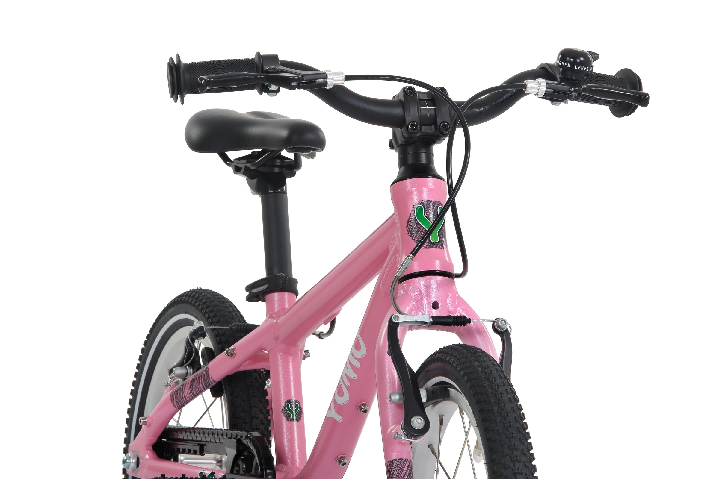YOMO 14 inch kids bike in Baby Pink - lightweight children's bicycle