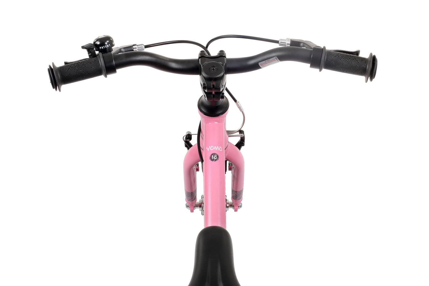 YOMO 18 inch kids bike in Baby Pink - lightweight children's bicycle