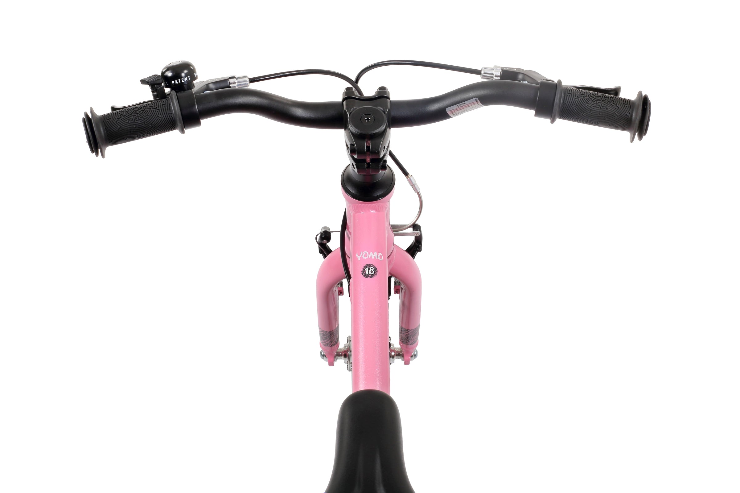 YOMO 18 inch kids bike in Baby Pink - lightweight children's bicycle
