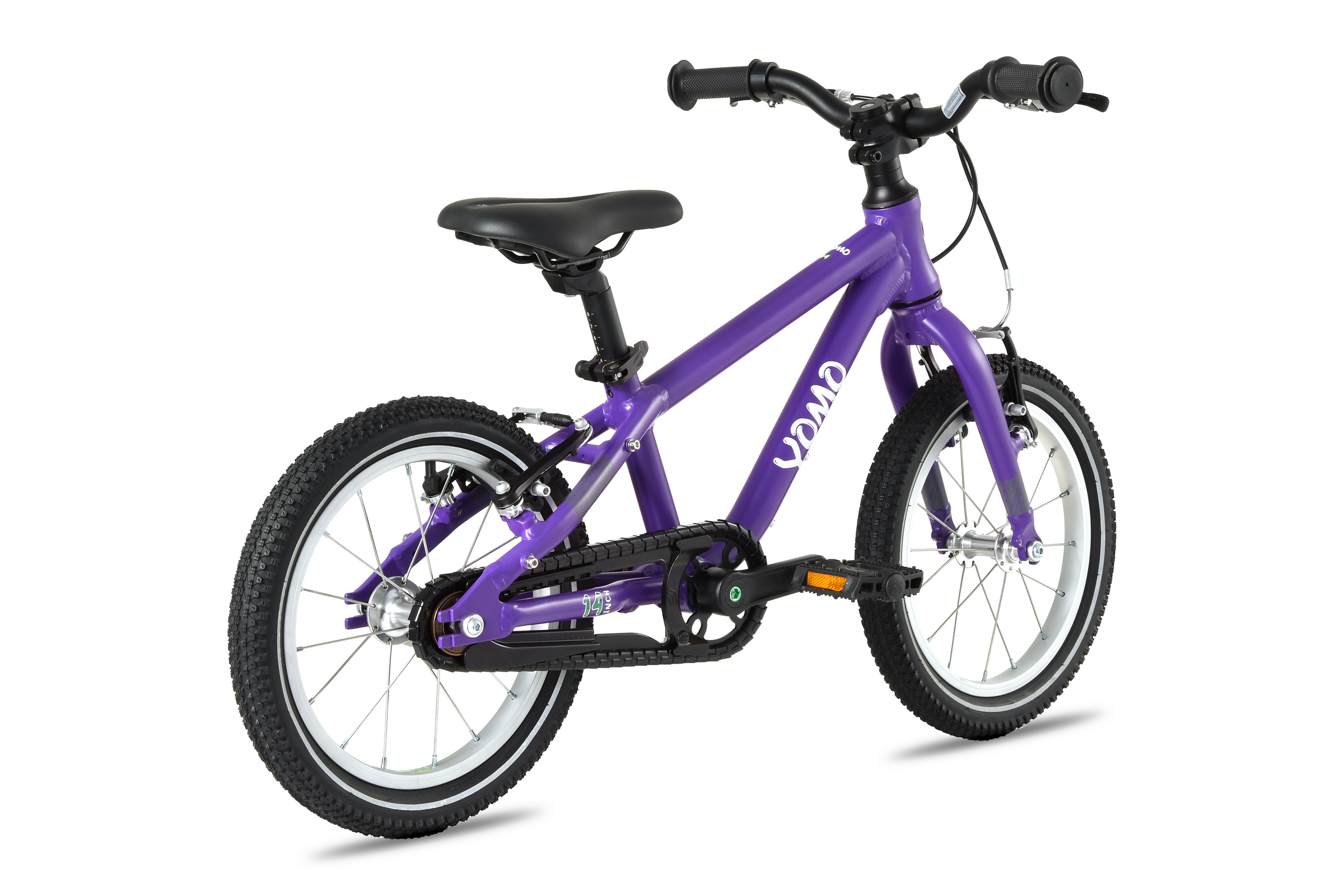 YOMO 14 inch kids bike in Purple - lightweight children's bicycle
