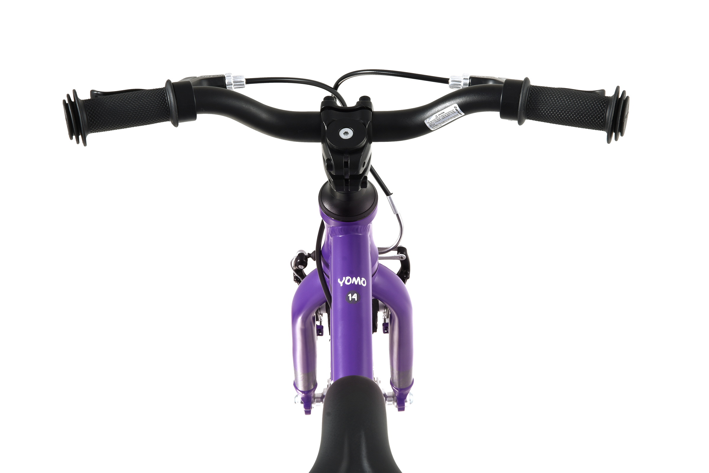 YOMO 14 inch kids bike in Purple - lightweight children's bicycle