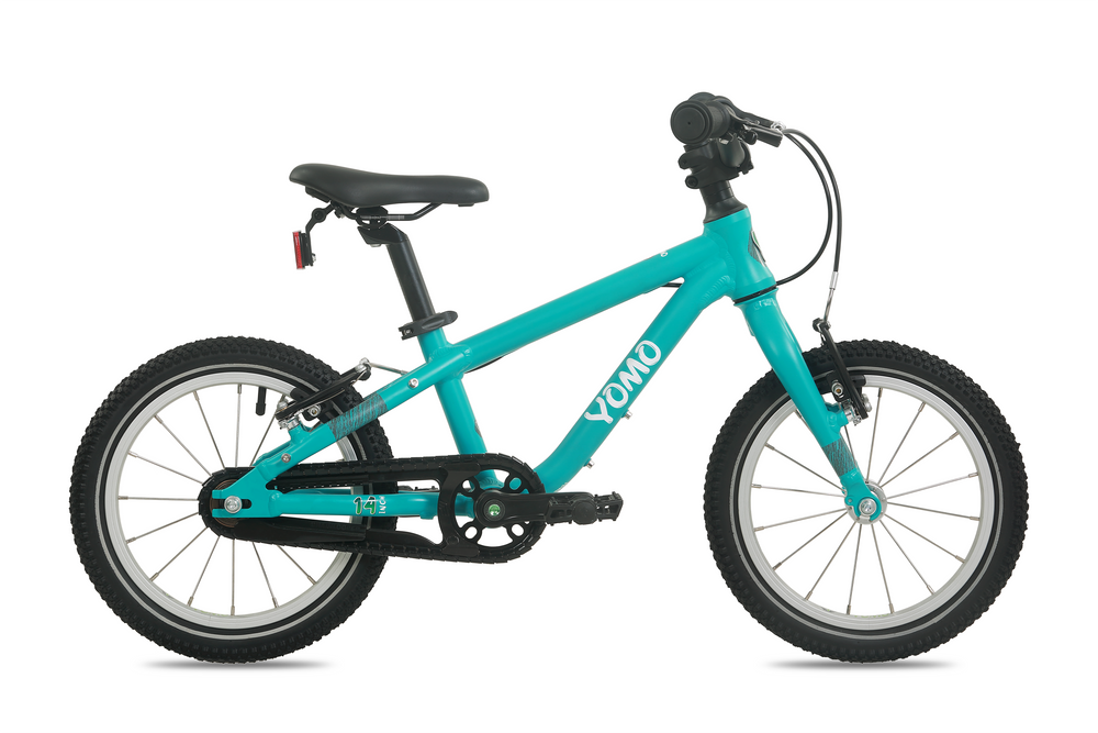 YOMO 14 lightweight kids' bike in Turquoise, Ages 3–5