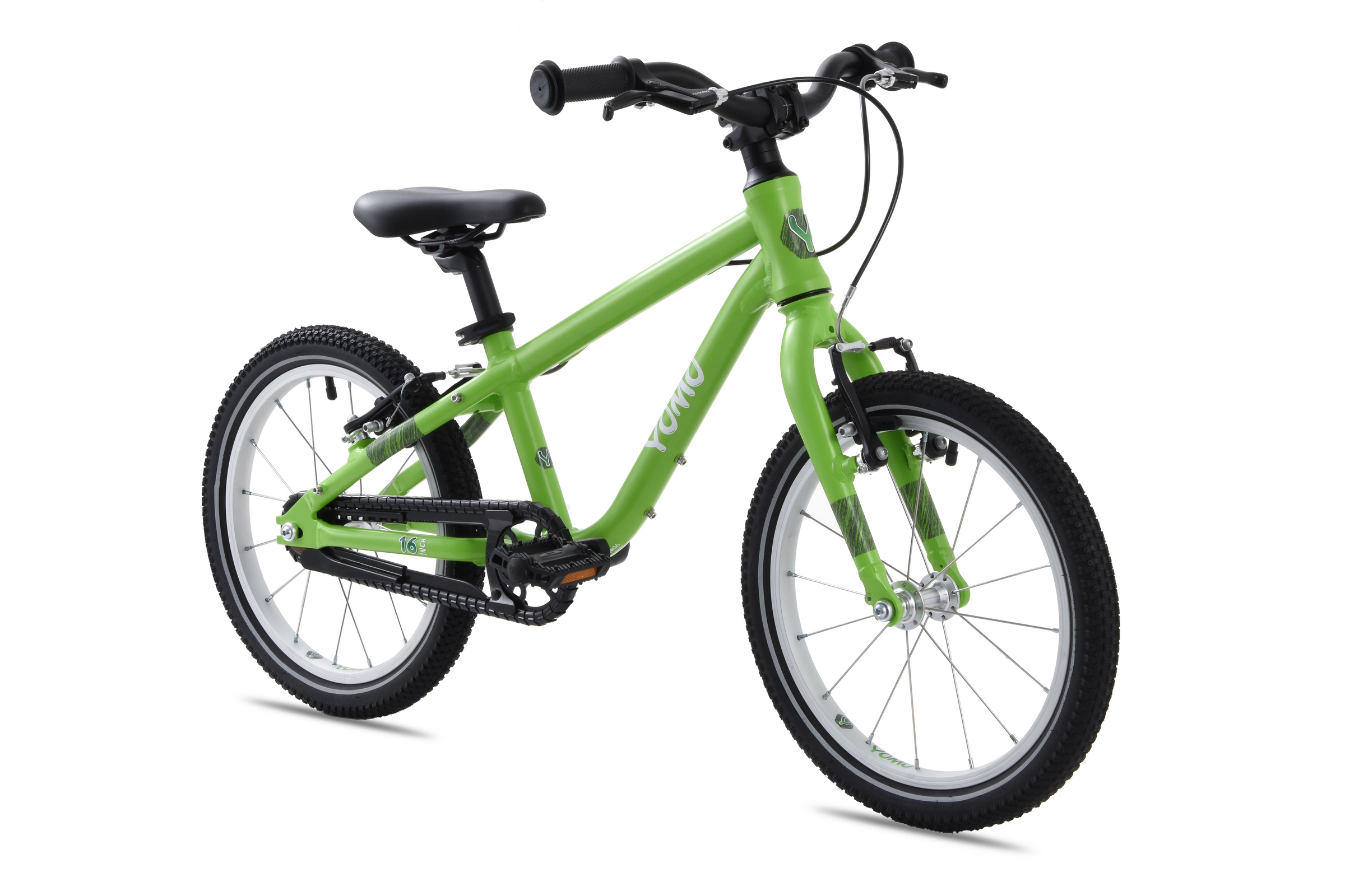 YOMO 16 inch kids bike in Green - lightweight children's bicycle