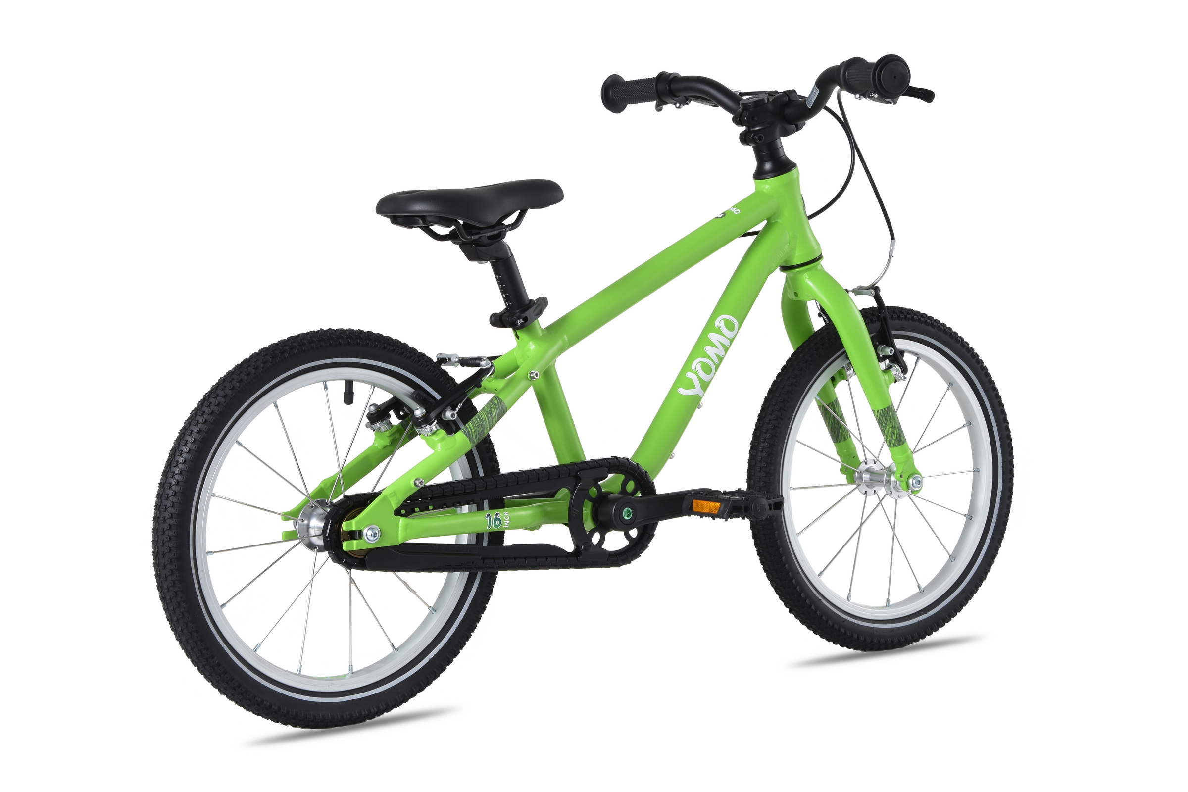 YOMO 16 inch kids bike in Green - lightweight children's bicycle