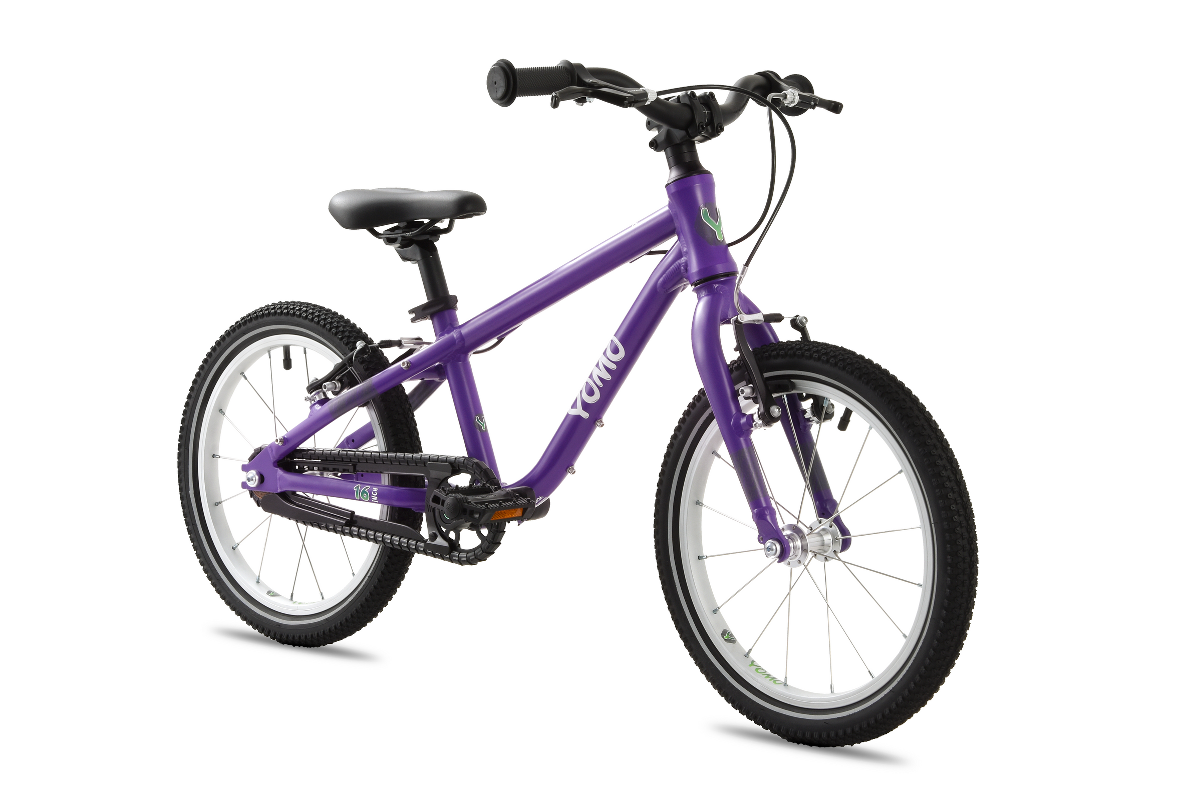 YOMO 16 inch kids bike in Purple - lightweight children's bicycle