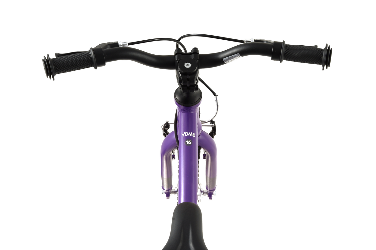 YOMO 16 inch kids bike in Purple - lightweight children's bicycle