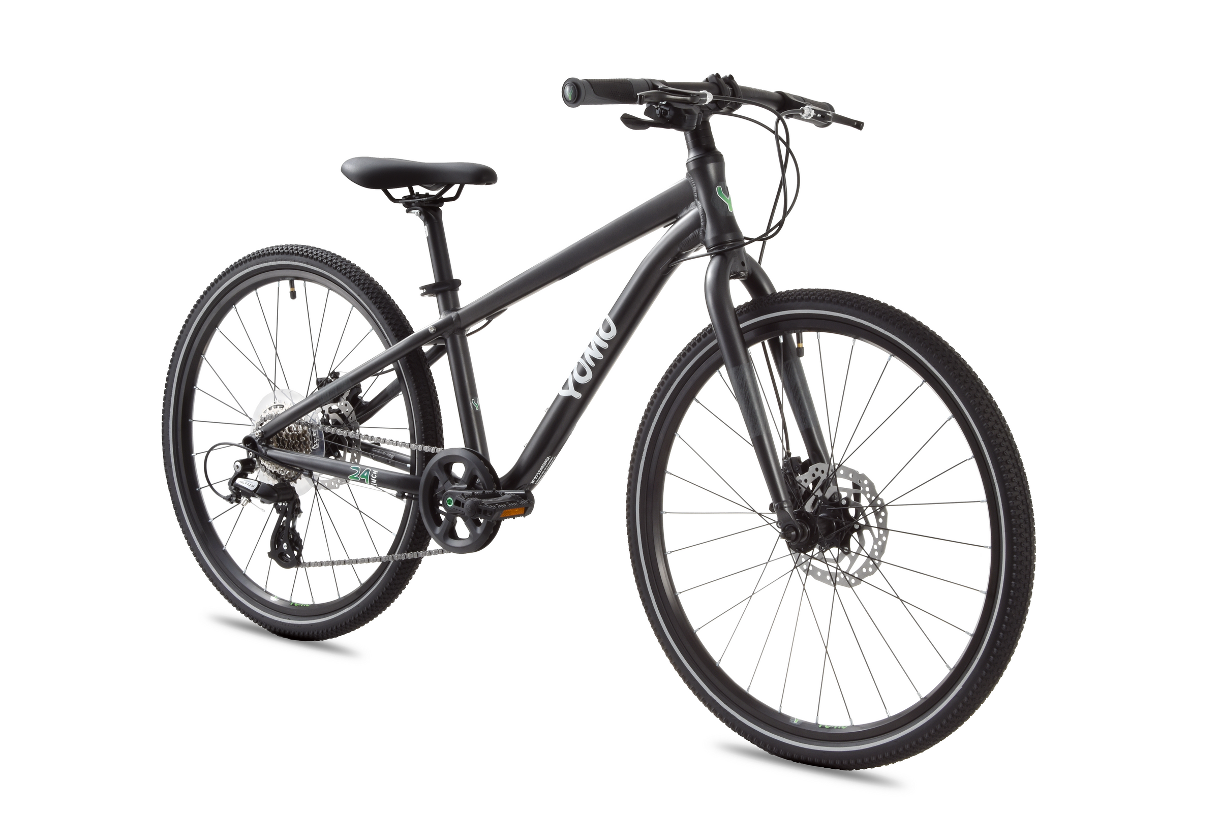 YOMO 24 inch kids bike in Dark Grey - lightweight children's bicycle