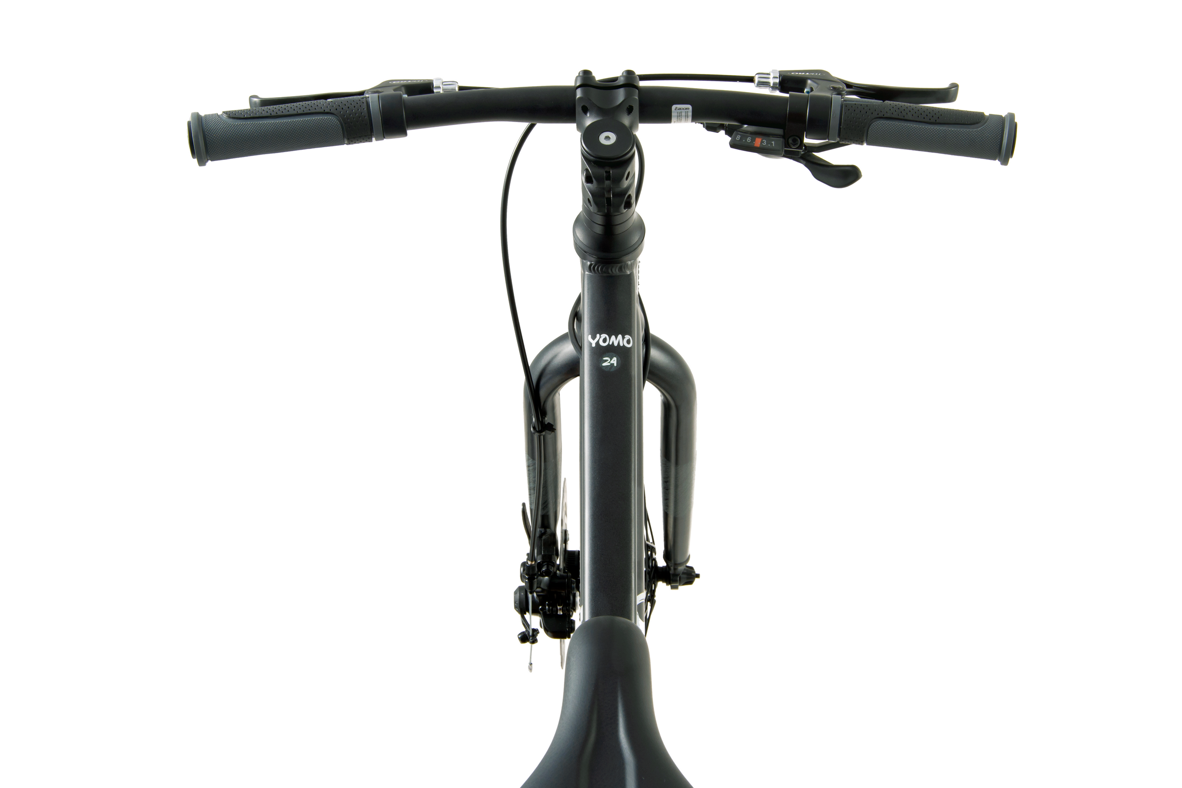YOMO 24 inch kids bike in Dark Grey - lightweight children's bicycle