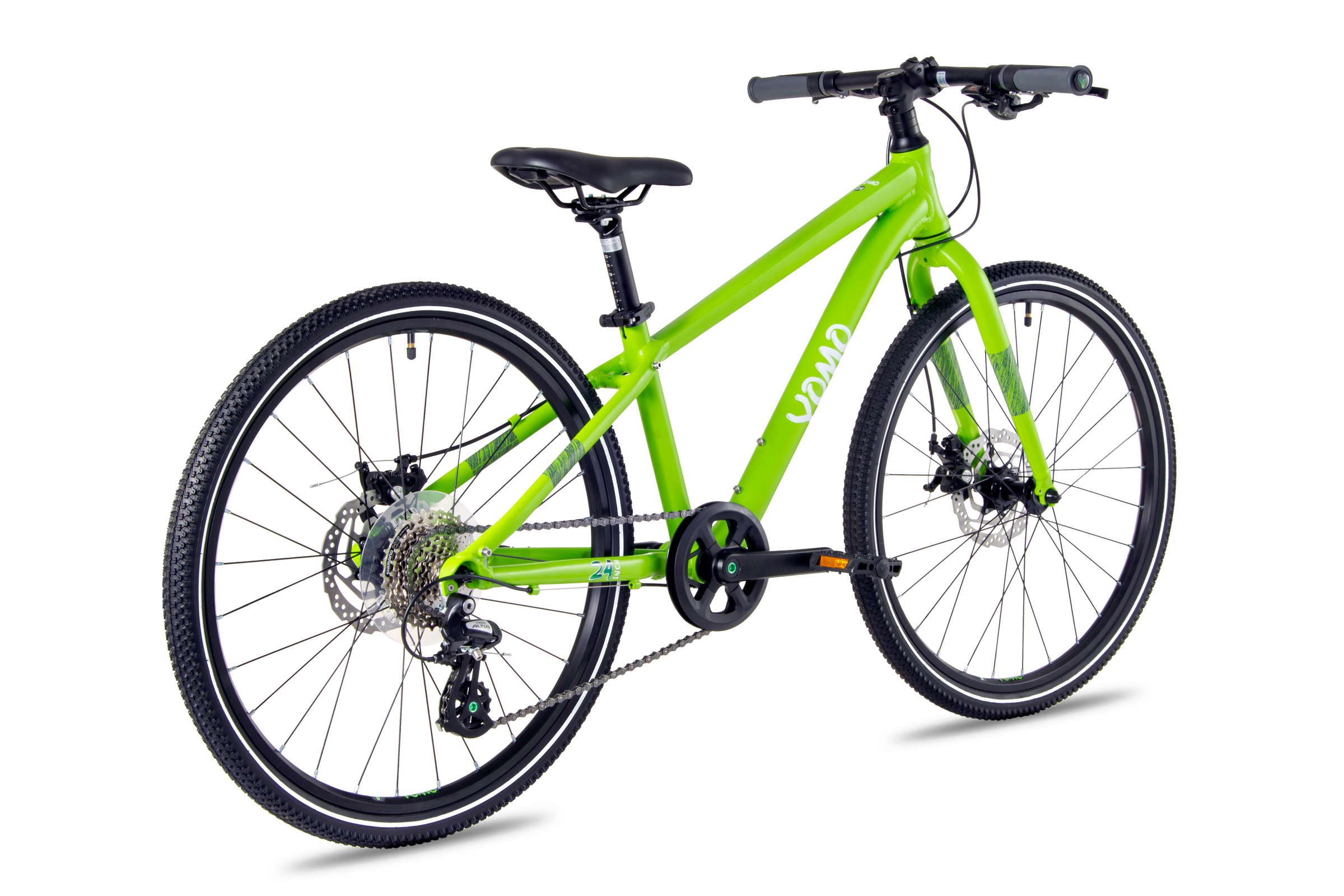 YOMO 24 inch kids bike in Green - lightweight children's bicycle