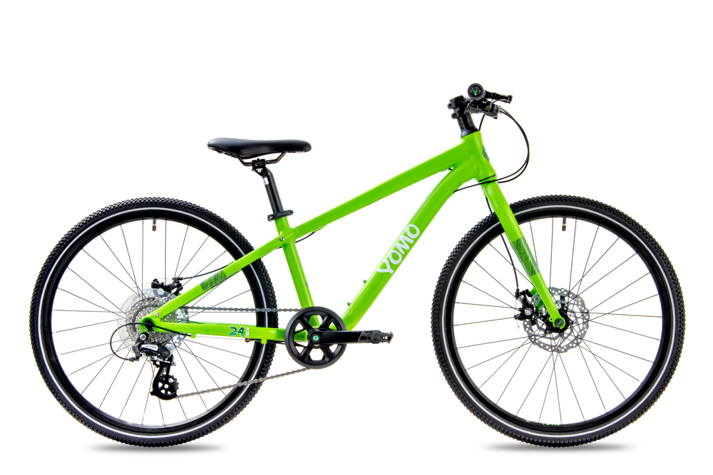 YOMO 24 lightweight kids' bike in Green, Ages 8–12
