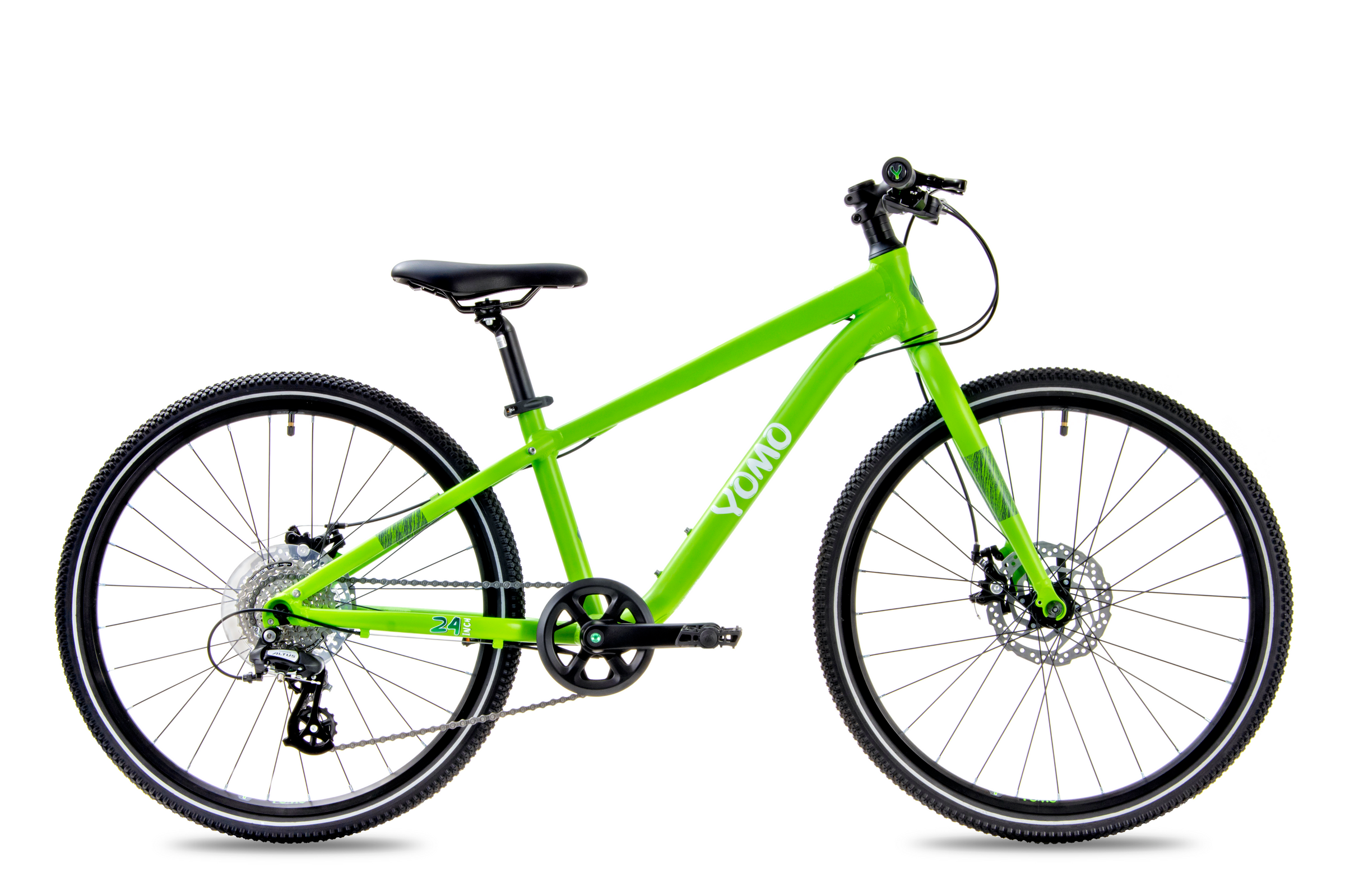 YOMO 24 inch kids bike in Green - lightweight children's bicycle