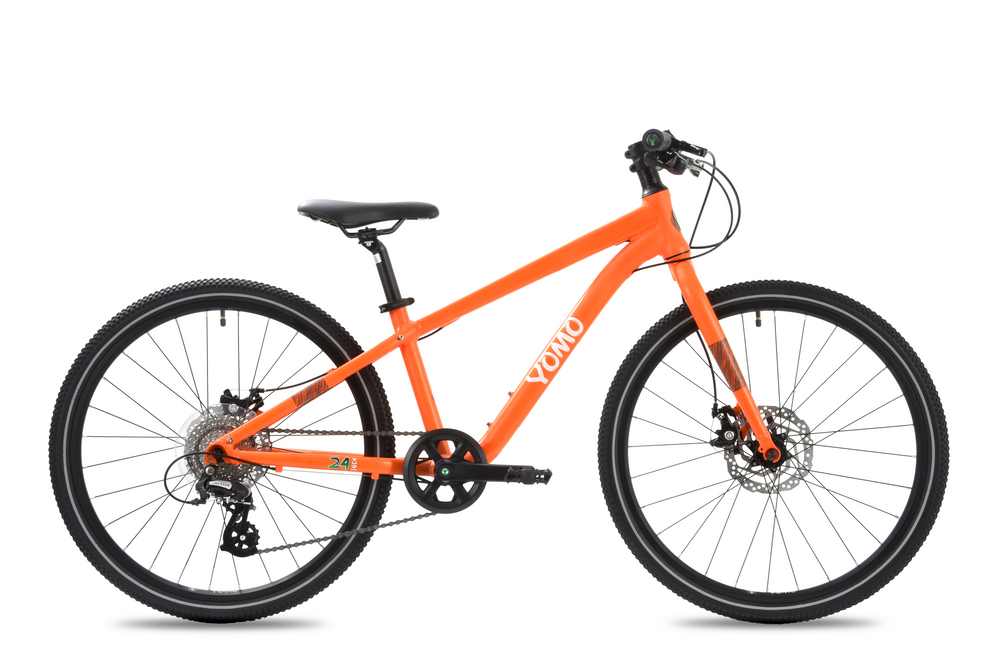 YOMO 24 lightweight kids' bike in Orange, Ages 8–12
