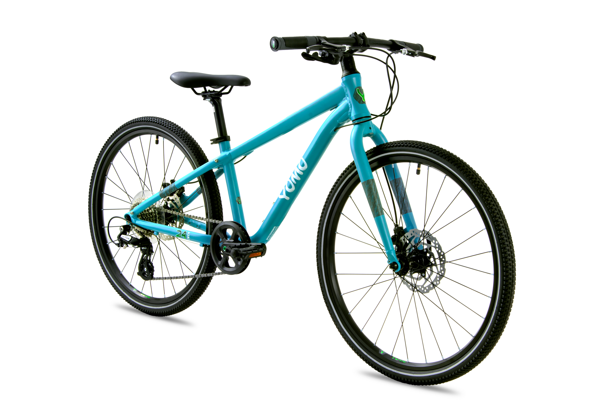 YOMO 24 inch kids bike in Turquoise - lightweight children's bicycle