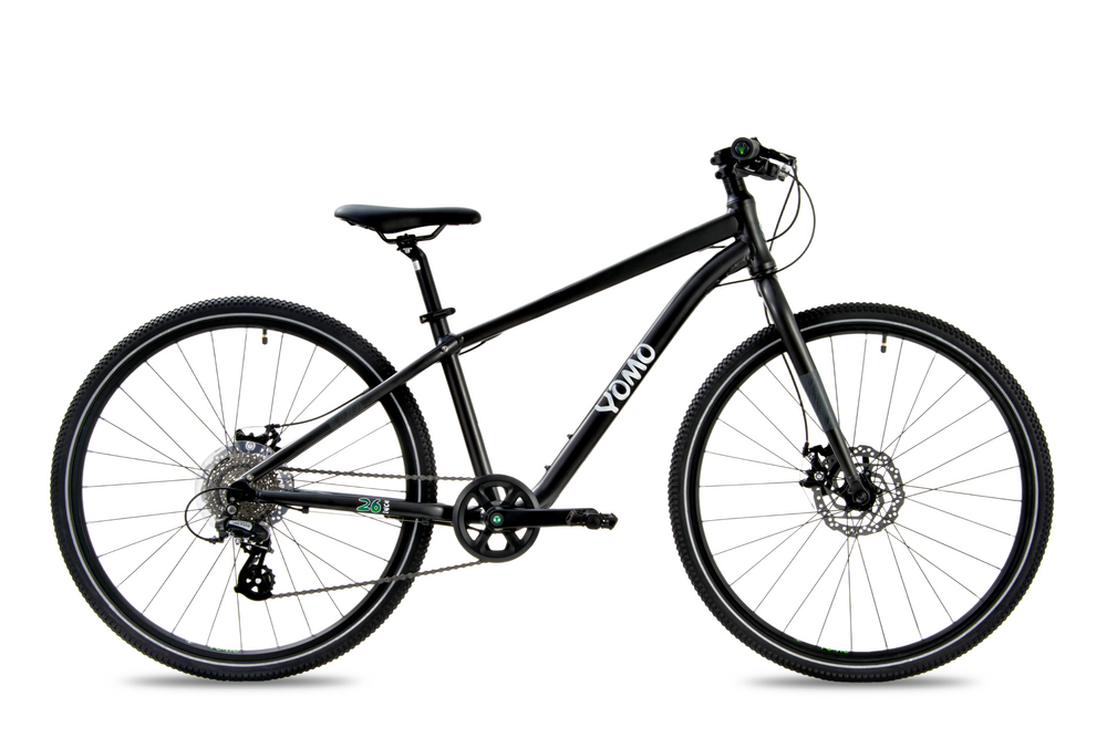 YOMO 26 lightweight kids' bike in Dark Grey, Ages 10-14