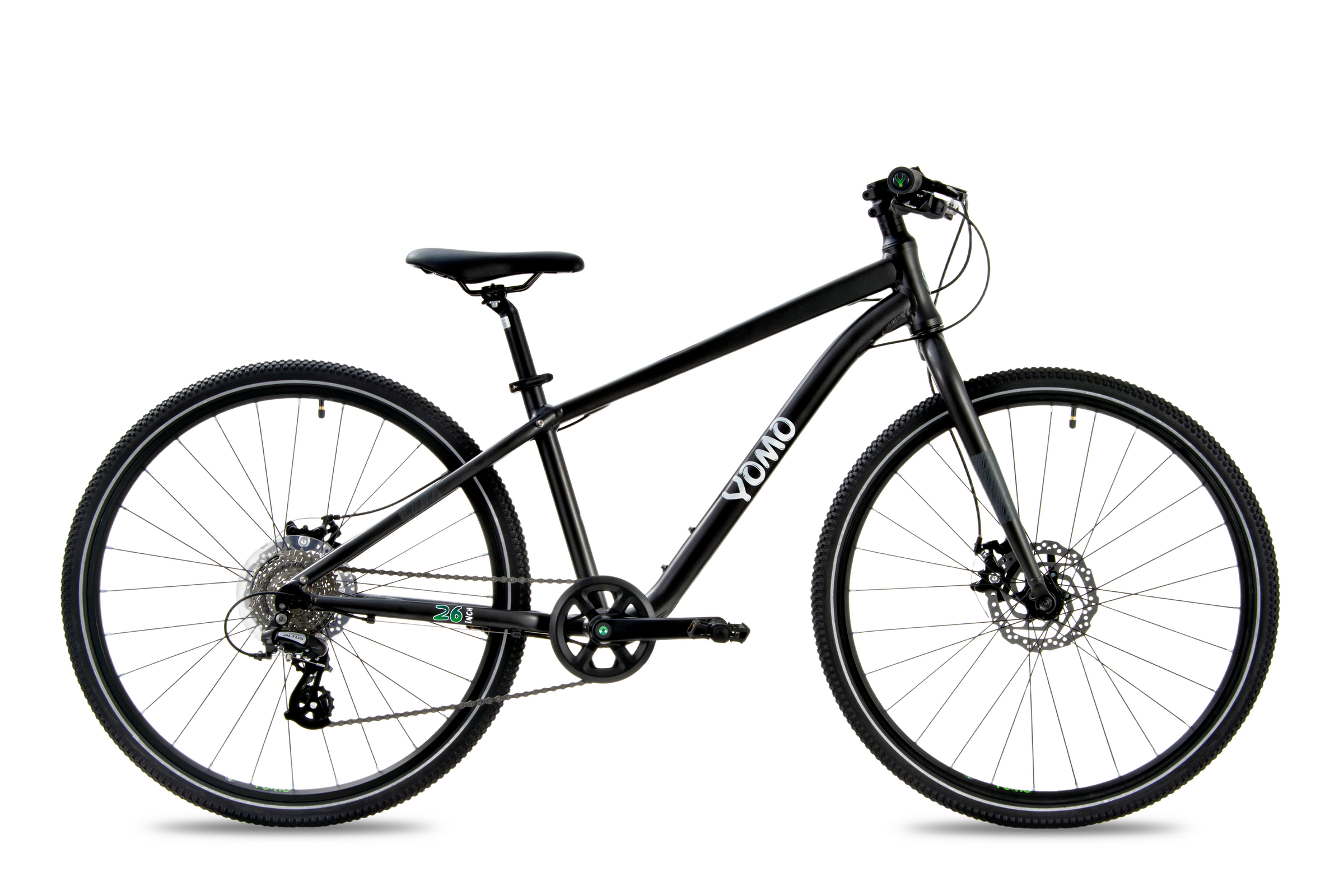 YOMO 26 inch kids bike in Dark Grey - lightweight children's bicycle