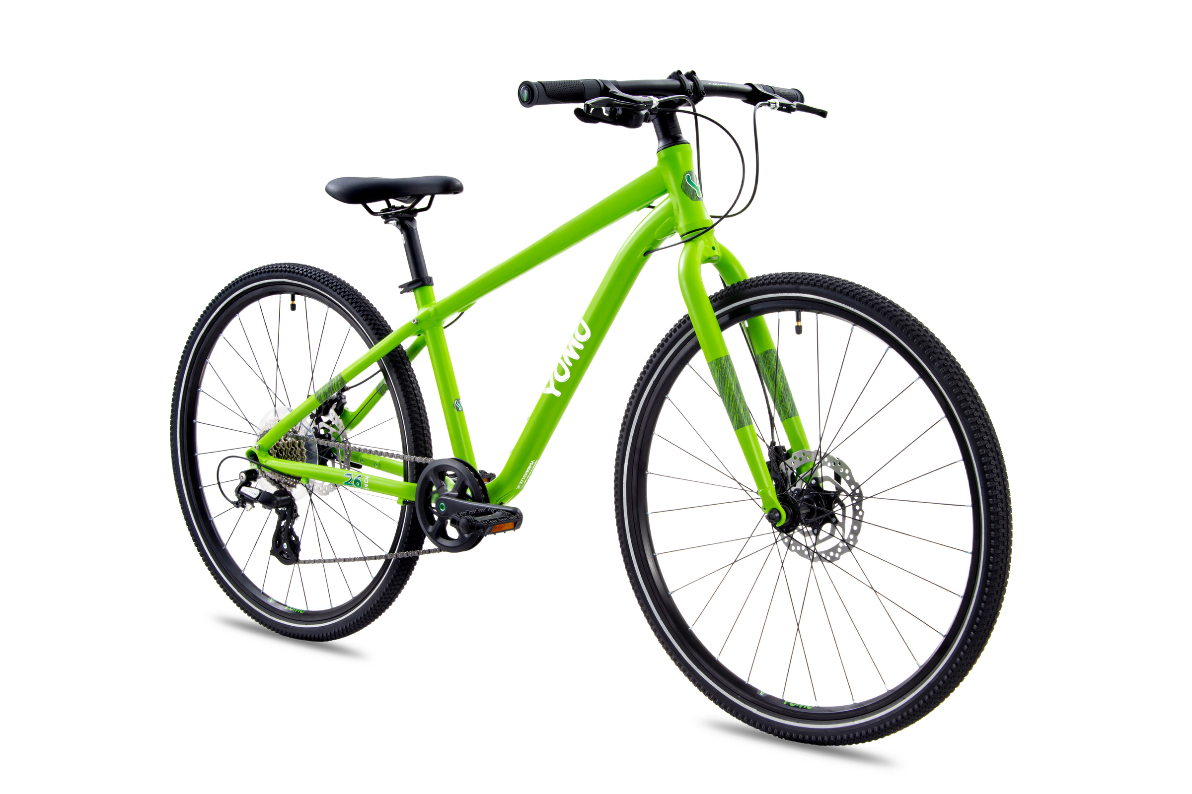 YOMO 26 inch kids bike in GREEN - lightweight children's bicycle