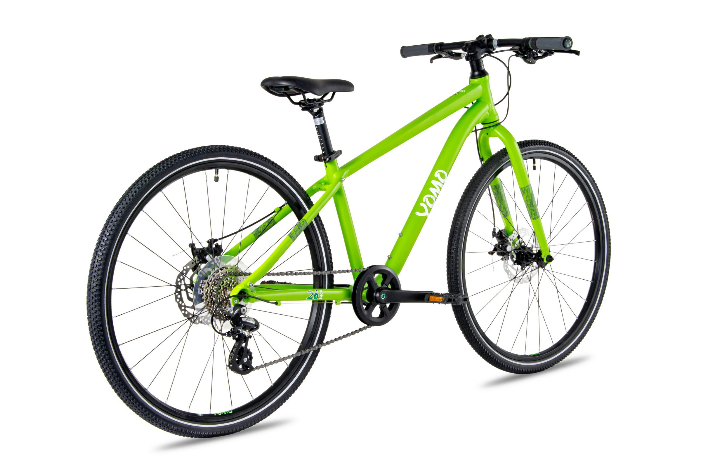 YOMO 26 inch kids bike in GREEN - lightweight children's bicycle