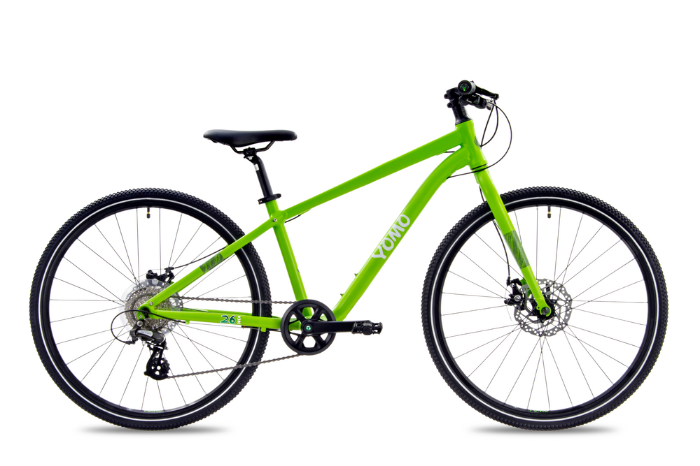 YOMO 26 lightweight kids' bike in GREEN, Ages 10-14